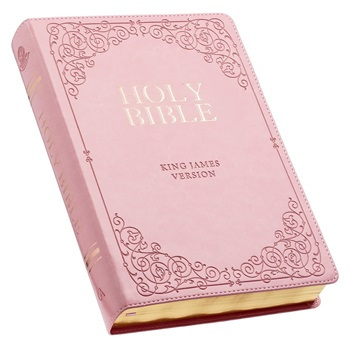 King James Version Bible - Pink Cover